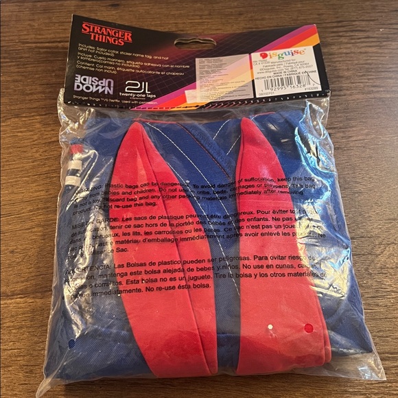 Disguise Stranger Things Scoops Ahoy Costume - Blue, White, Red - Picture 2 of 3